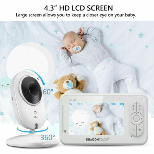 Dt40 Baby Monitor Camera Video Night Vision Temperature Monitoring | Refurbished